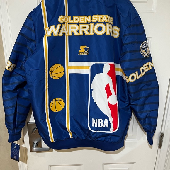 COPY - Warriors pullover starter jacket xxl - Picture 2 of 6